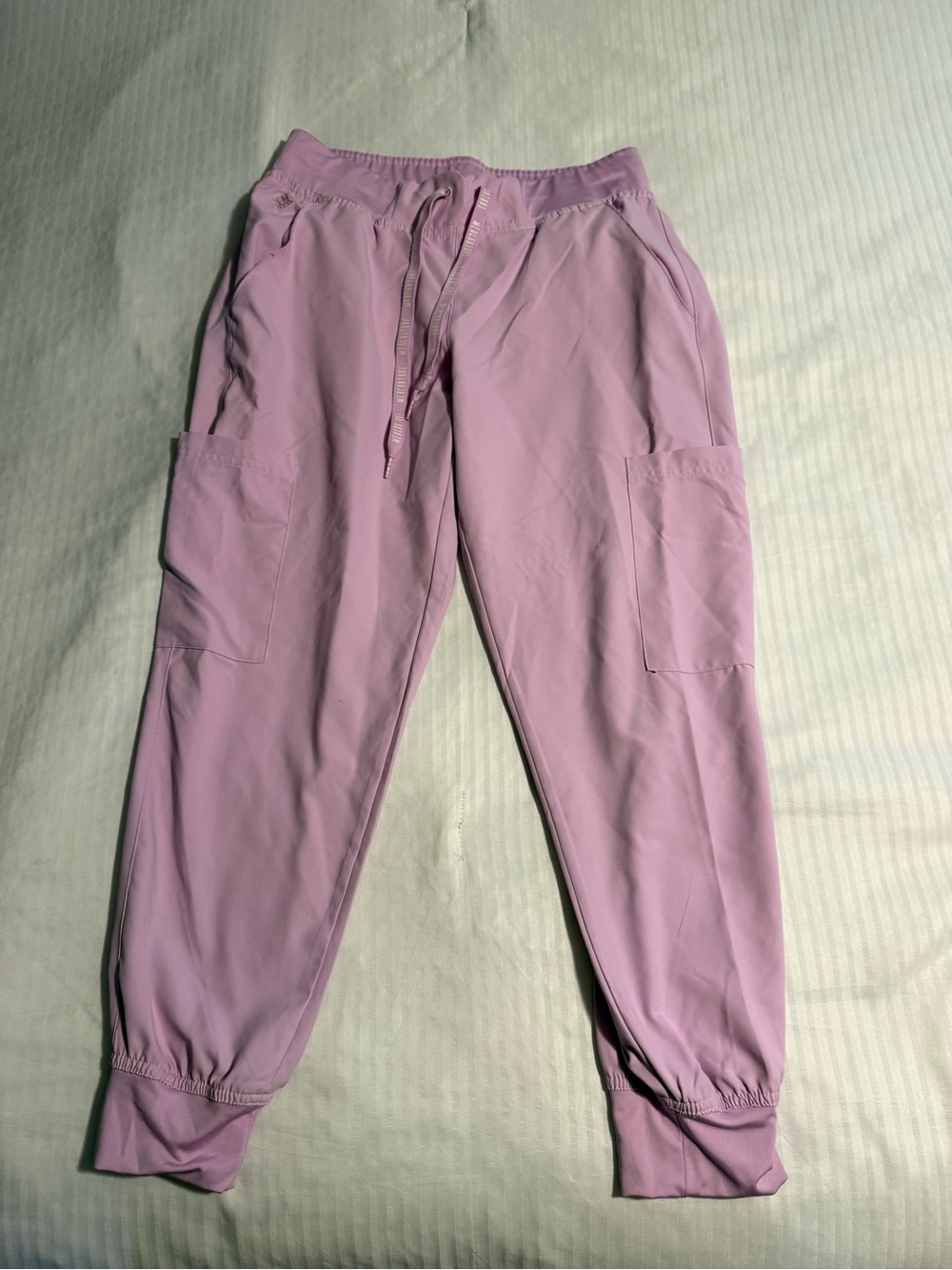 Med Couture Lavender Cargo Jogger Scrub Pants - Soft Lilac